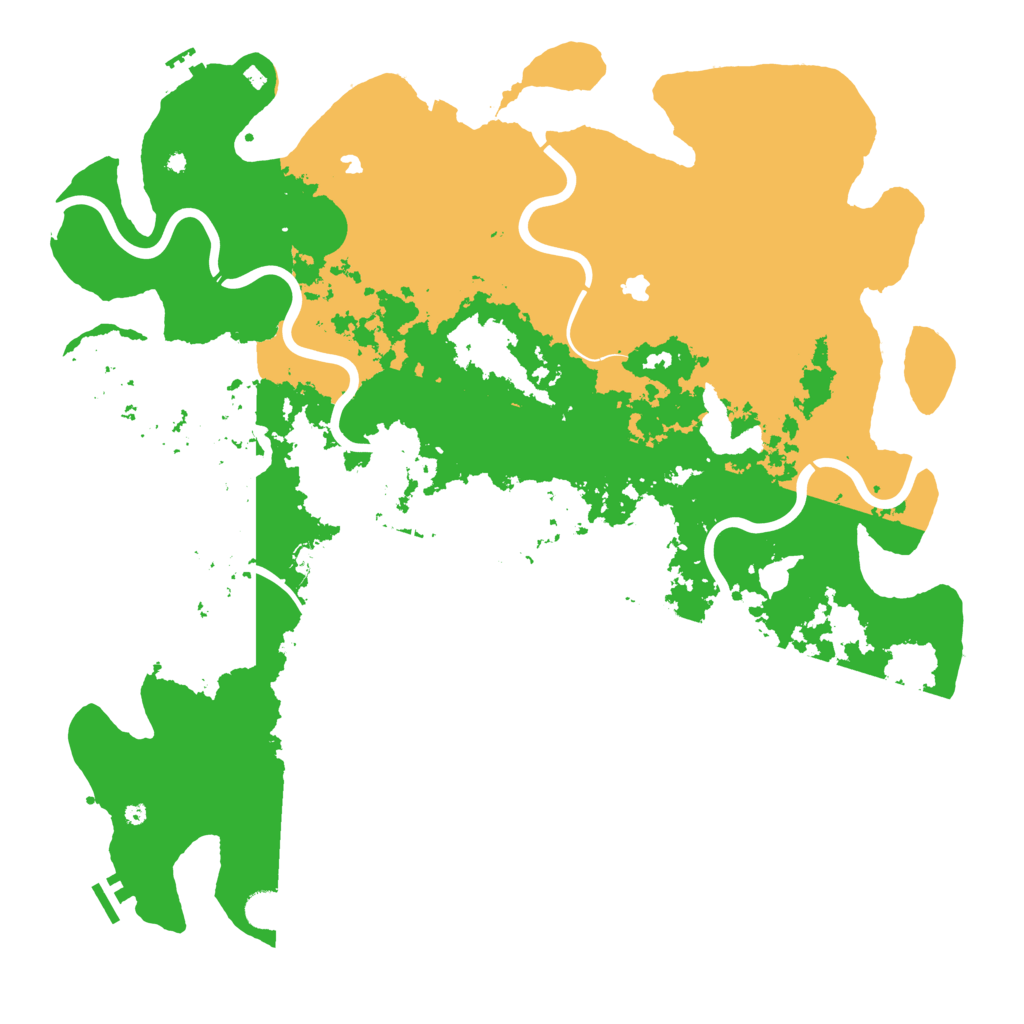 Biome Rust Map: Procedural Map, Size: 4800, Seed: 1305094485