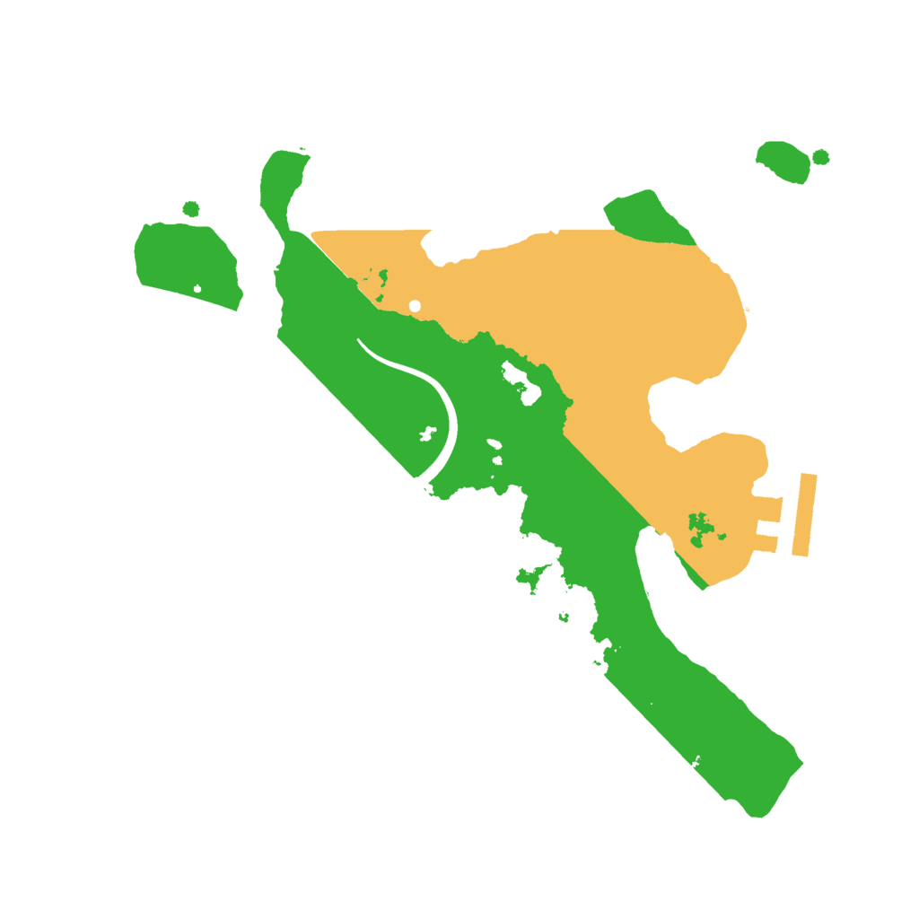 Biome Rust Map: Procedural Map, Size: 2250, Seed: 1970873858