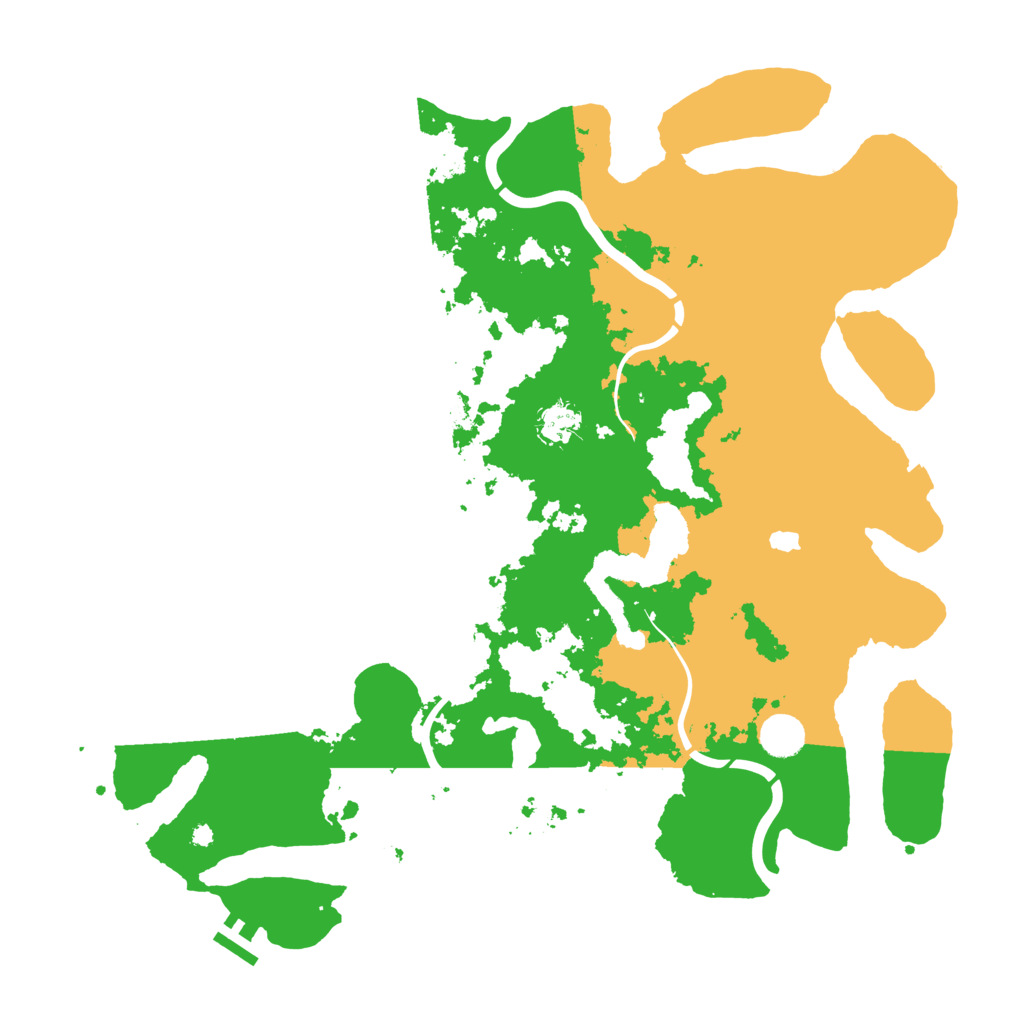 Biome Rust Map: Procedural Map, Size: 4250, Seed: 15214
