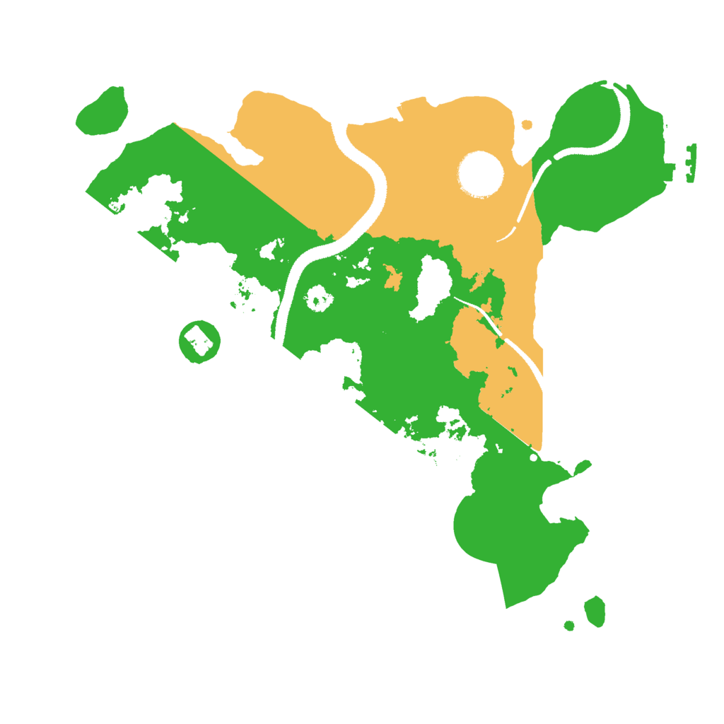 Biome Rust Map: Procedural Map, Size: 2800, Seed: 1490299194