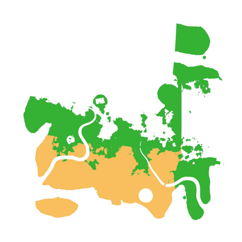 Biome Rust Map: Procedural Map, Size: 3000, Seed: 918391282