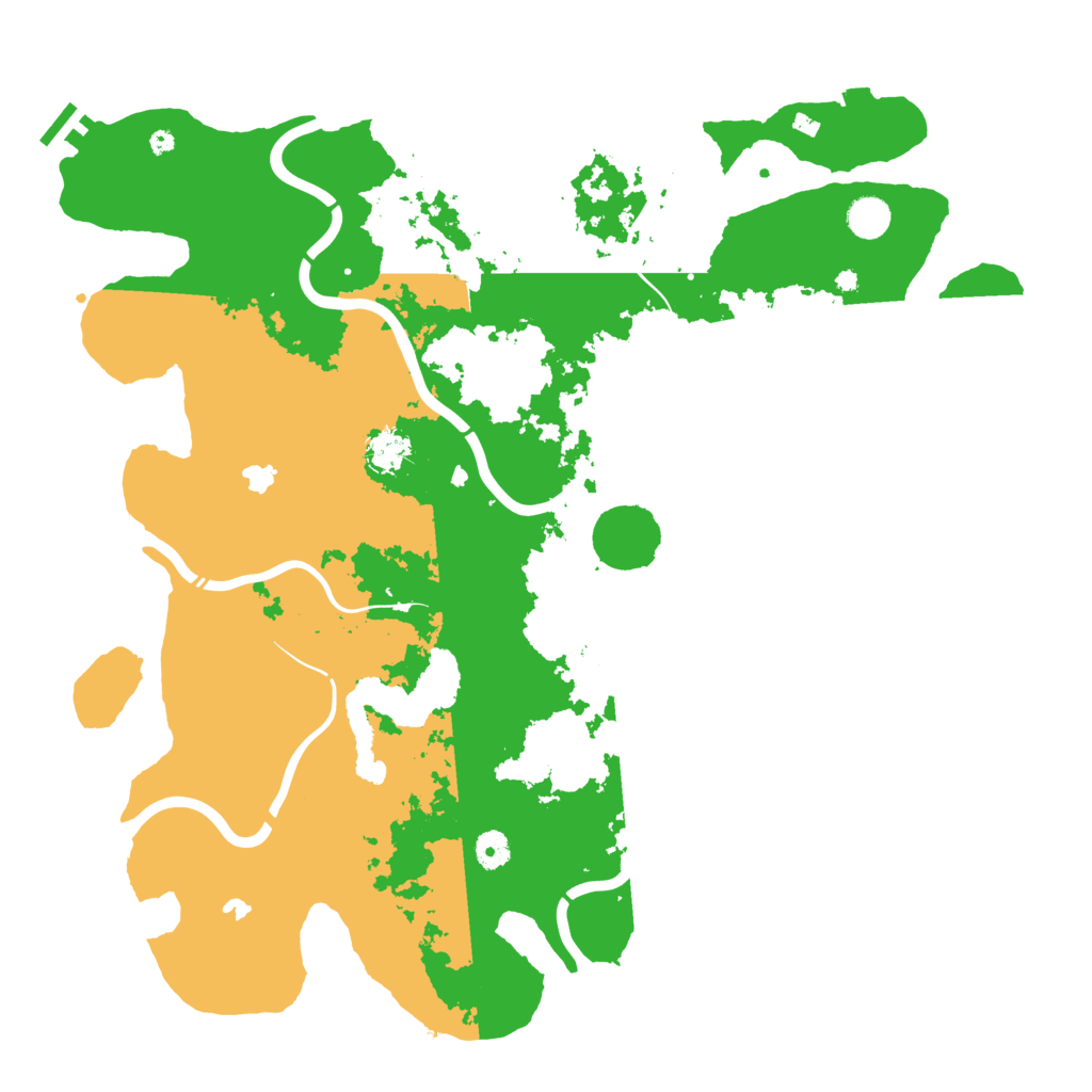 Biome Rust Map: Procedural Map, Size: 4500, Seed: 1230192515
