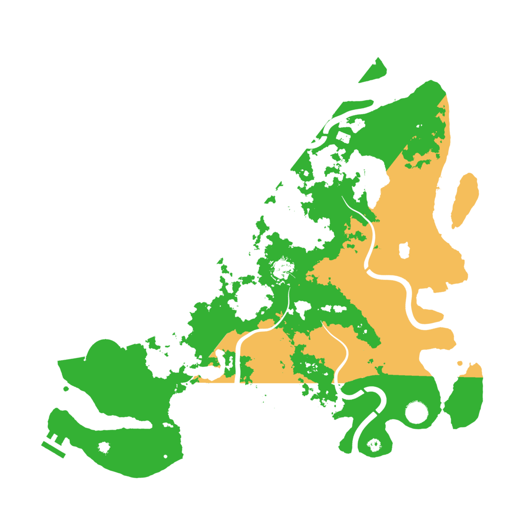 Biome Rust Map: Procedural Map, Size: 4000, Seed: 61478