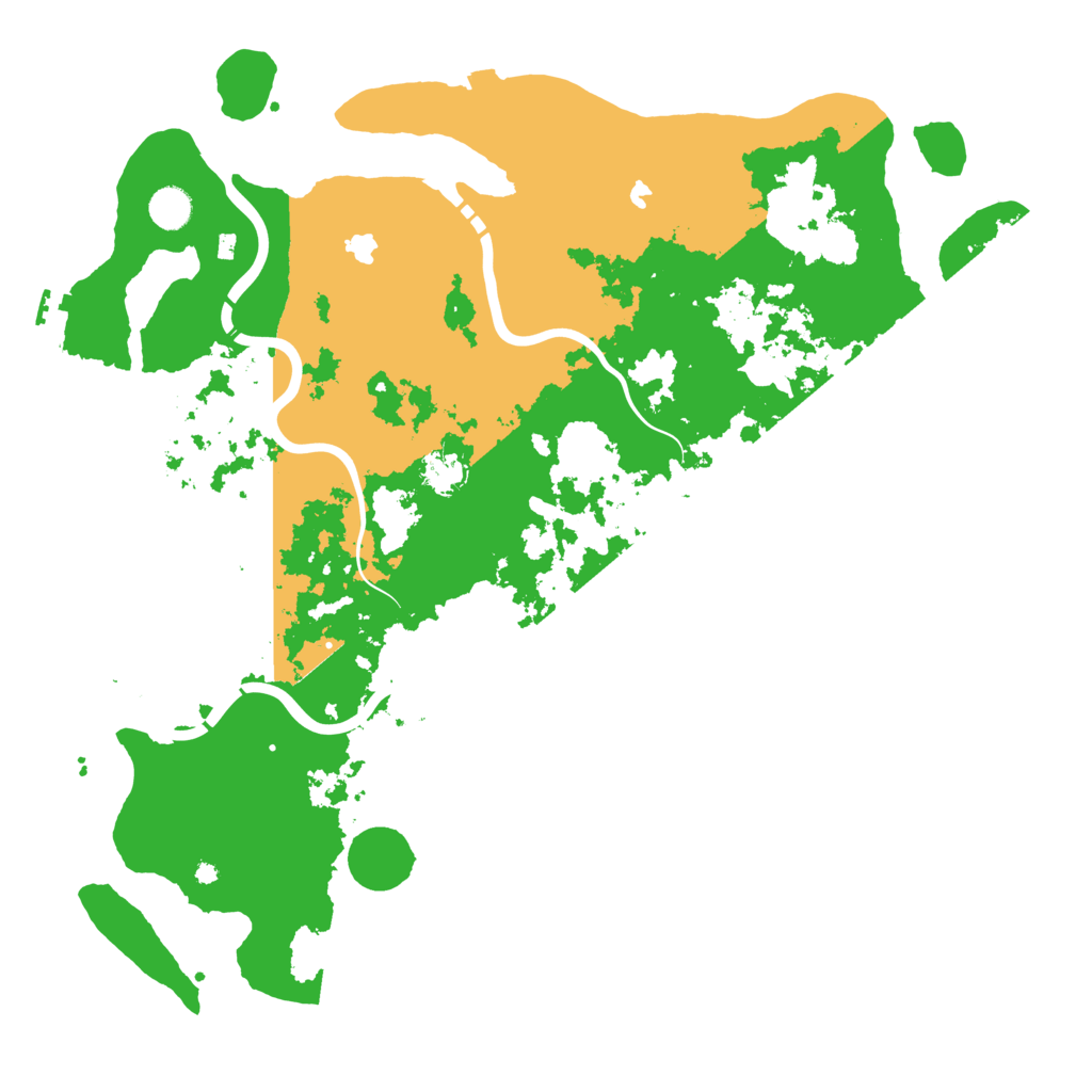 Biome Rust Map: Procedural Map, Size: 4500, Seed: 430203557