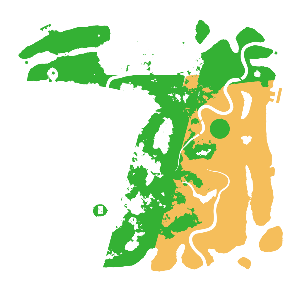 Biome Rust Map: Procedural Map, Size: 4000, Seed: 915593942