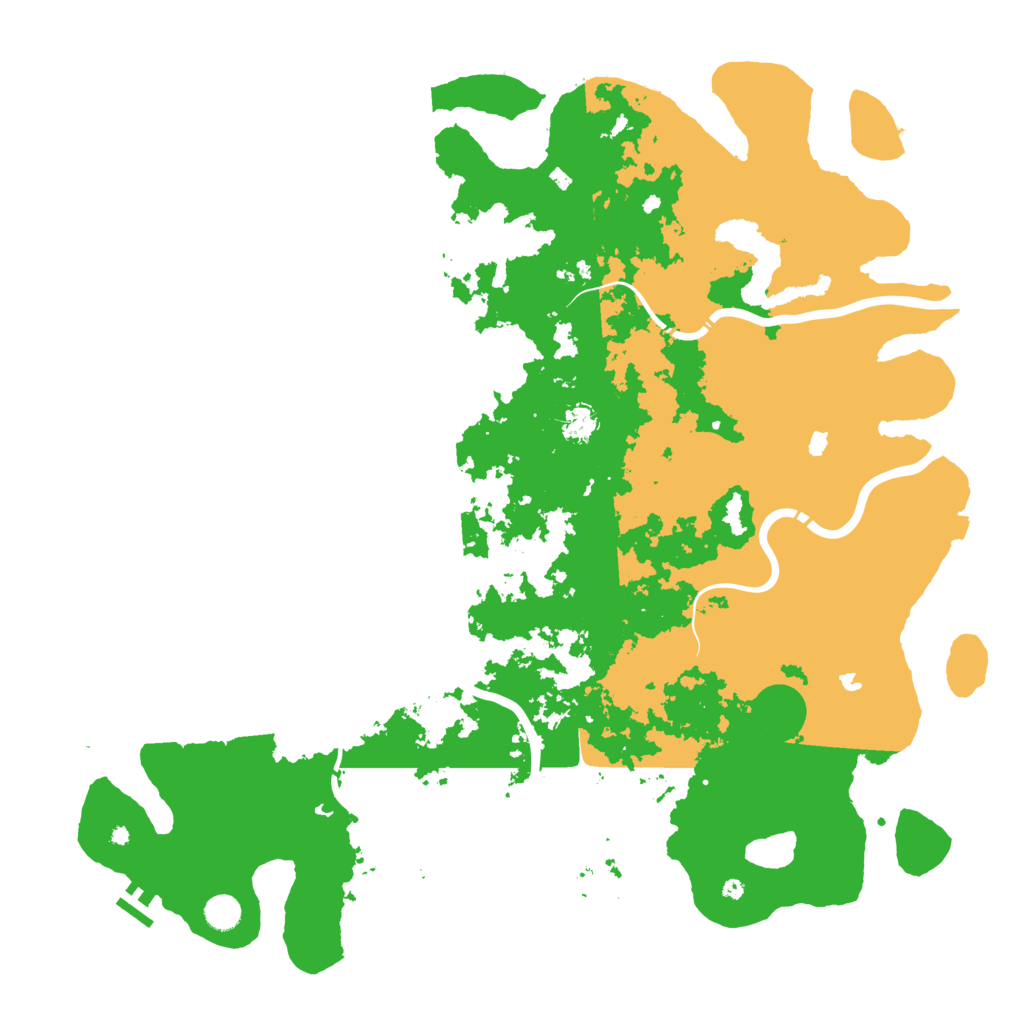 Biome Rust Map: Procedural Map, Size: 5000, Seed: 1575046225