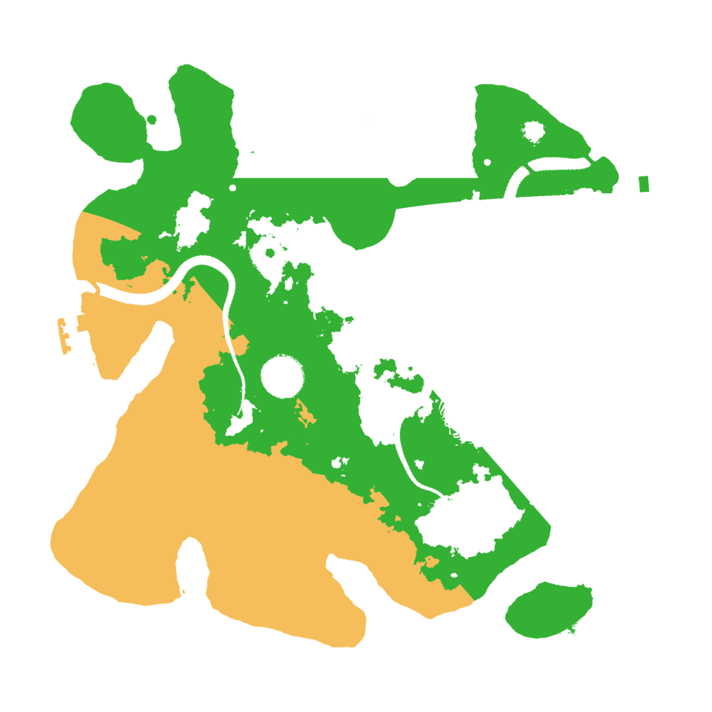 Biome Rust Map: Procedural Map, Size: 3000, Seed: 74031916