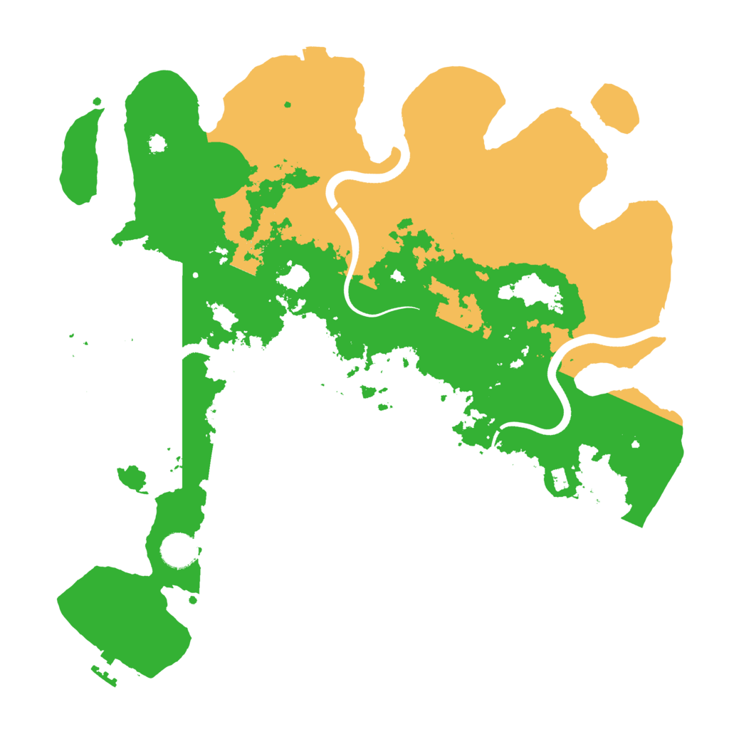 Biome Rust Map: Procedural Map, Size: 3650, Seed: 29362569