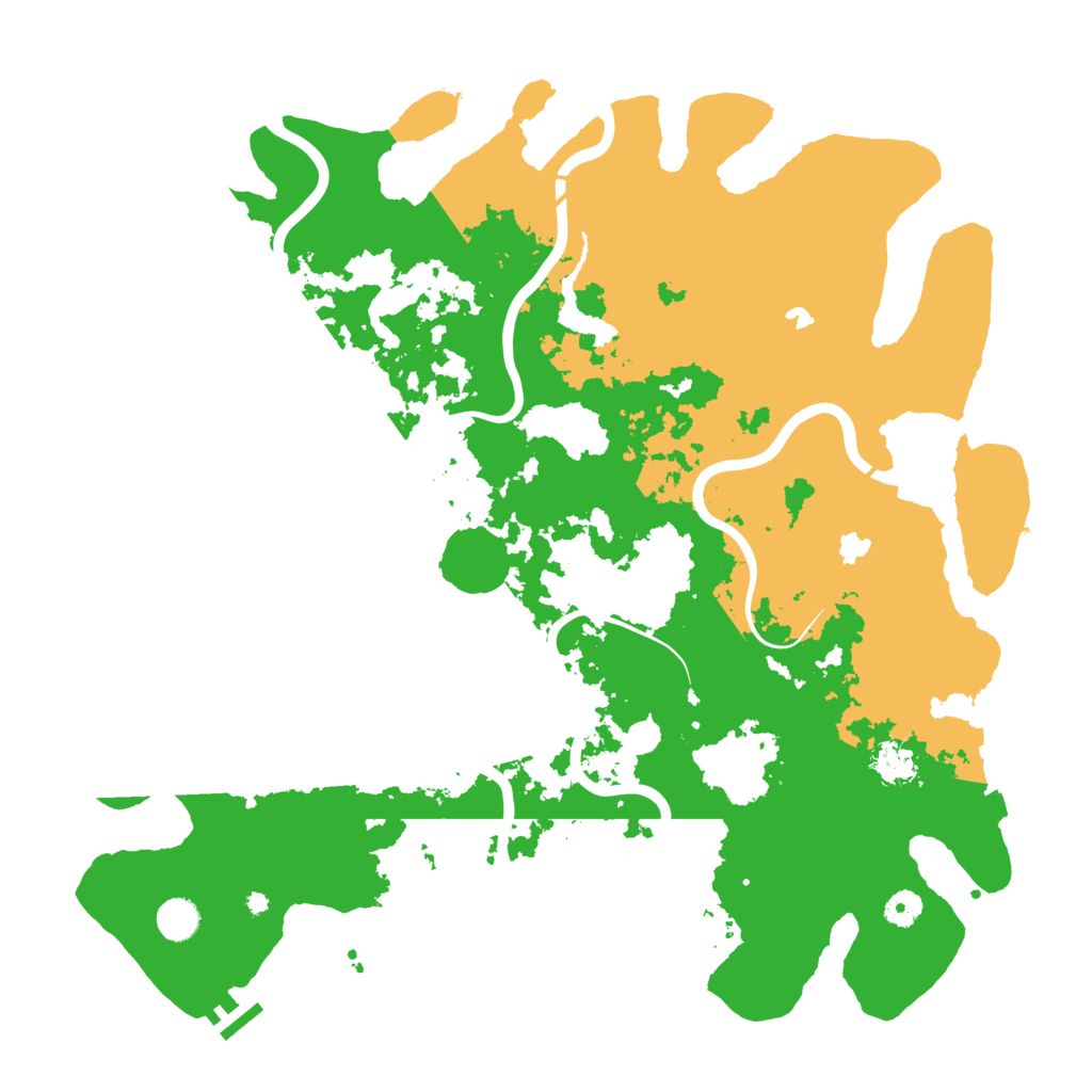 Biome Rust Map: Procedural Map, Size: 4500, Seed: 1175713236