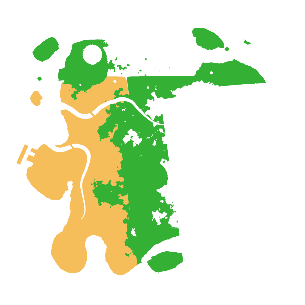 Biome Rust Map: Procedural Map, Size: 3000, Seed: 2083586310