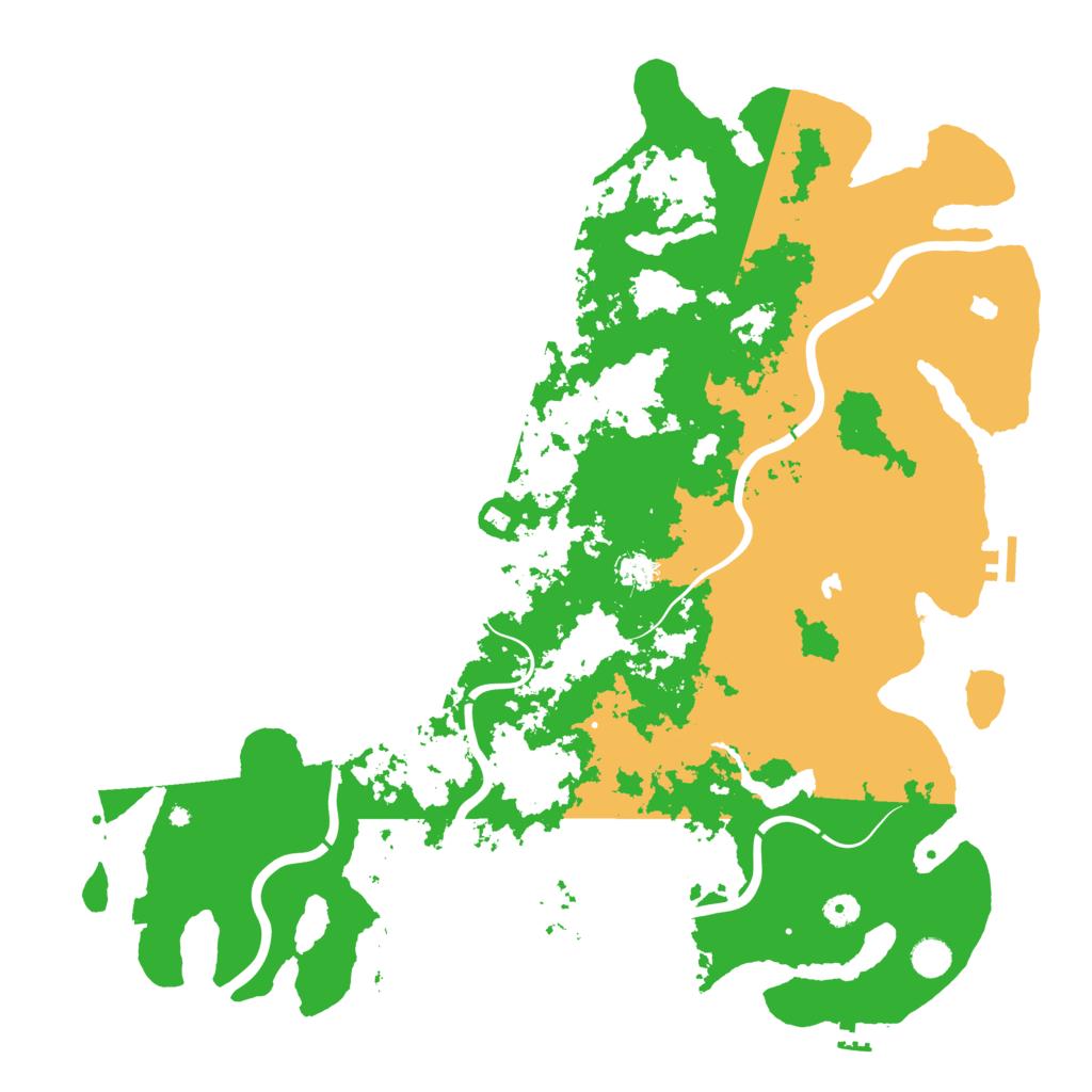 Biome Rust Map: Procedural Map, Size: 4850, Seed: 9905720