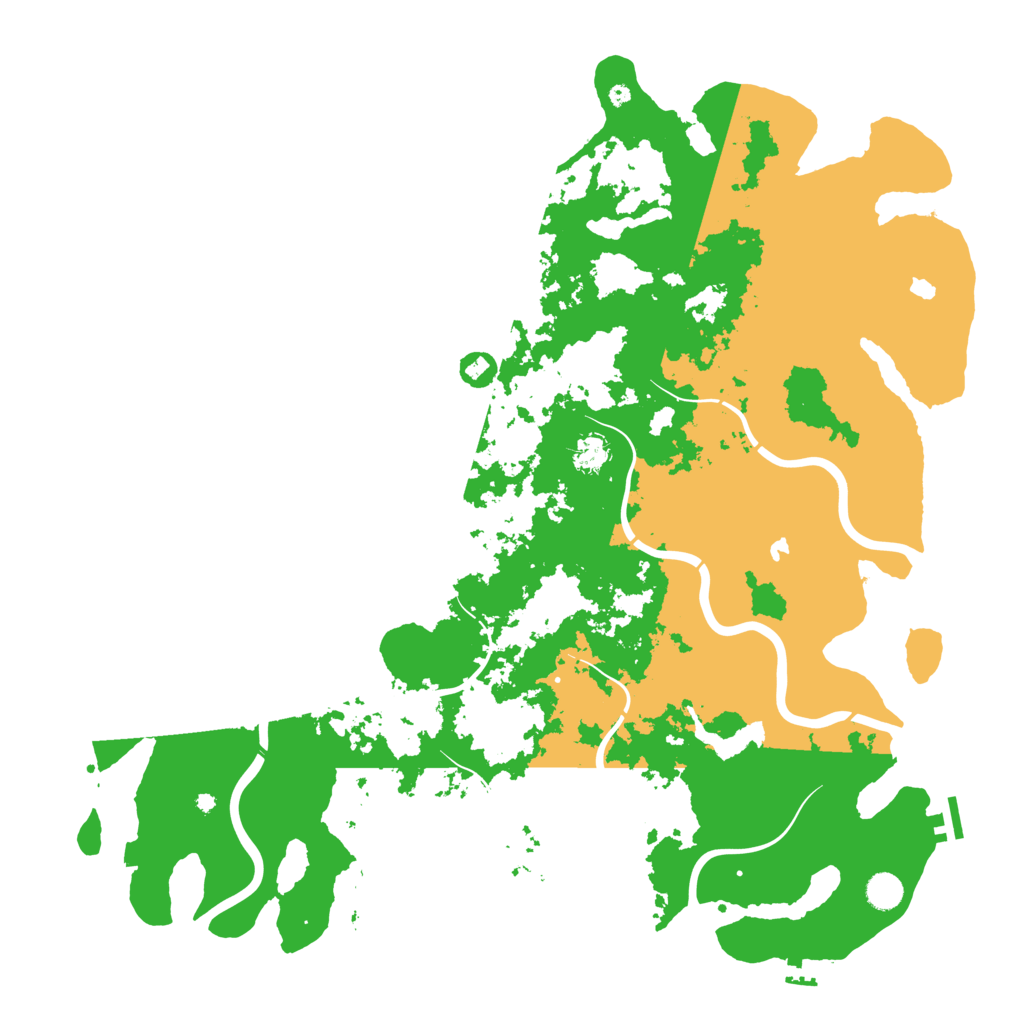 Biome Rust Map: Procedural Map, Size: 4850, Seed: 9905720