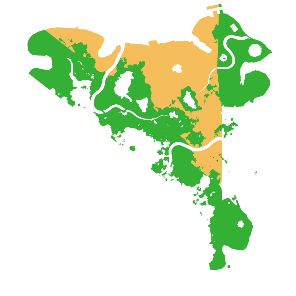 Biome Rust Map: Procedural Map, Size: 4000, Seed: 2009057331