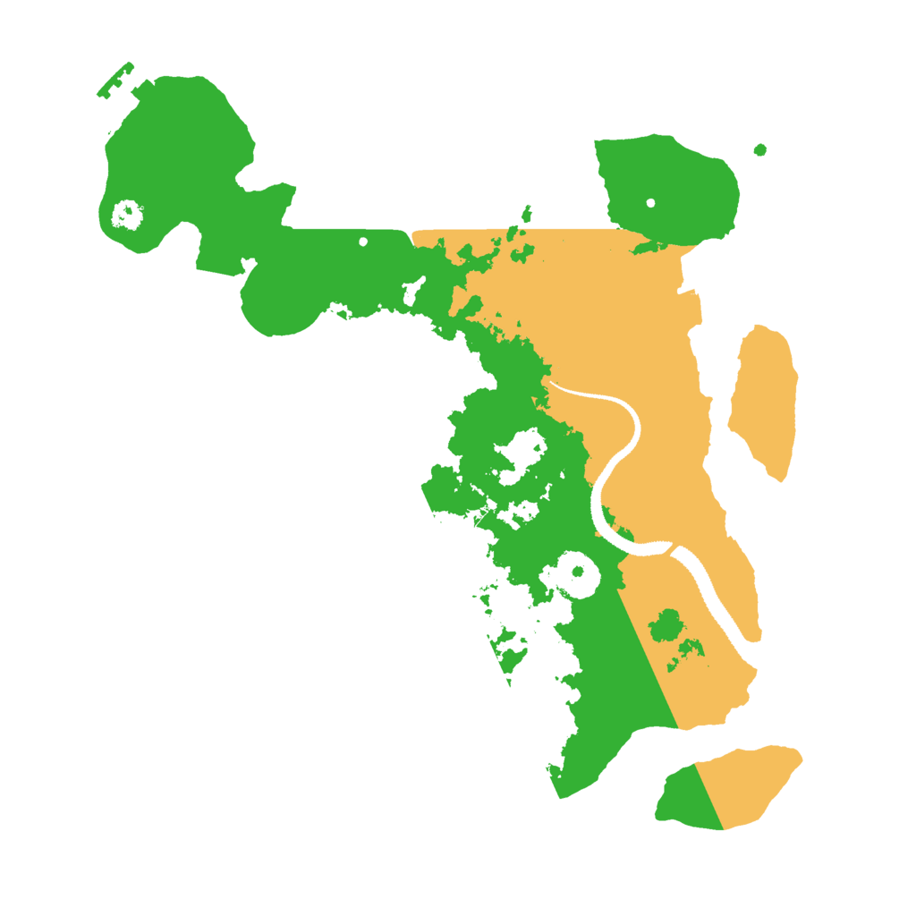 Biome Rust Map: Procedural Map, Size: 3000, Seed: 23575