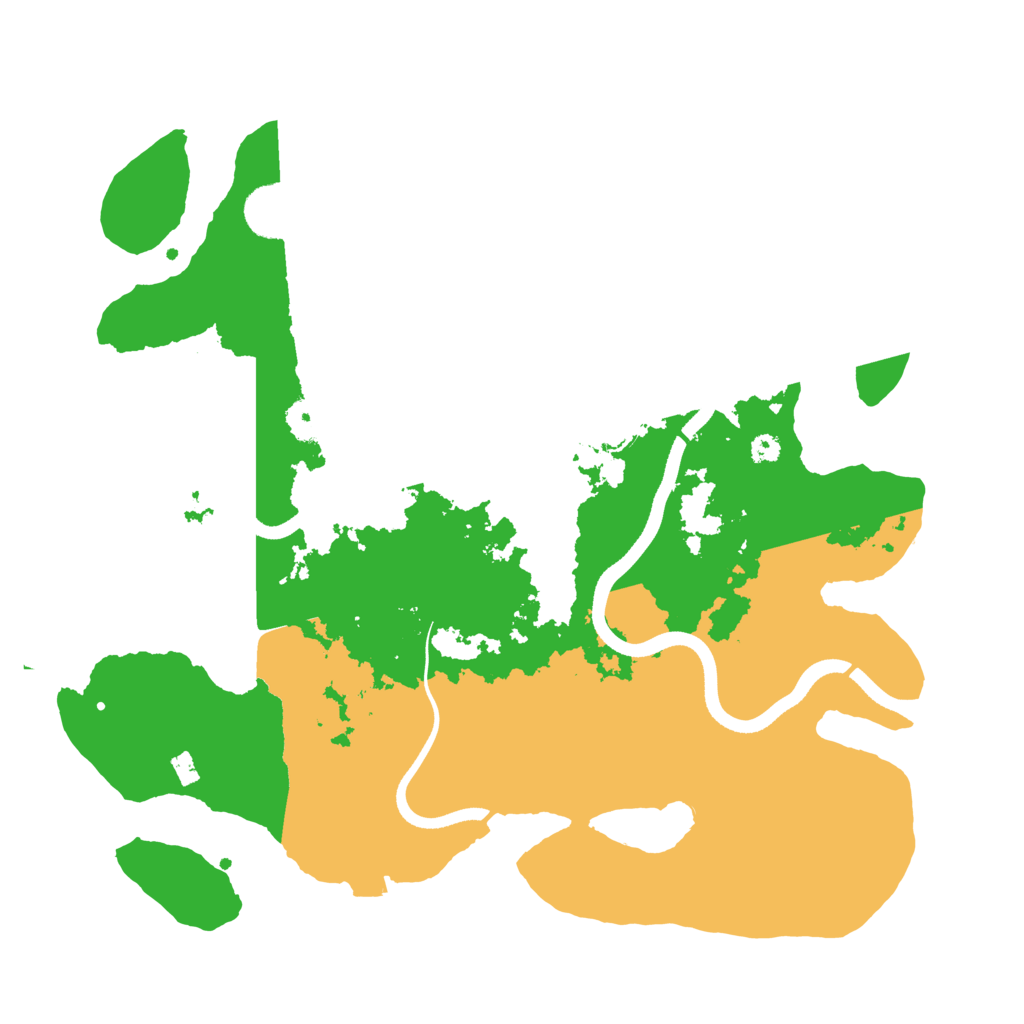 Biome Rust Map: Procedural Map, Size: 3500, Seed: 469162579