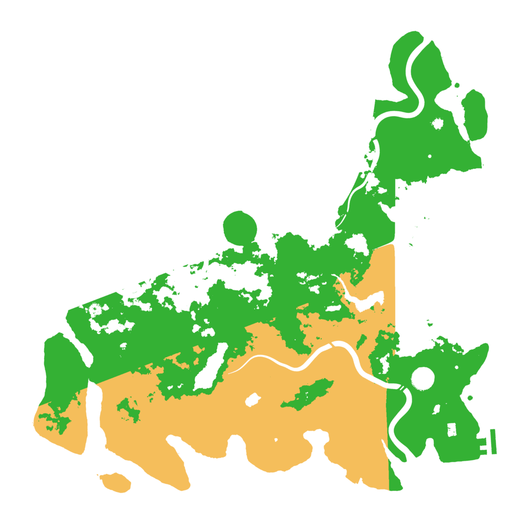 Biome Rust Map: Procedural Map, Size: 4250, Seed: 285608588