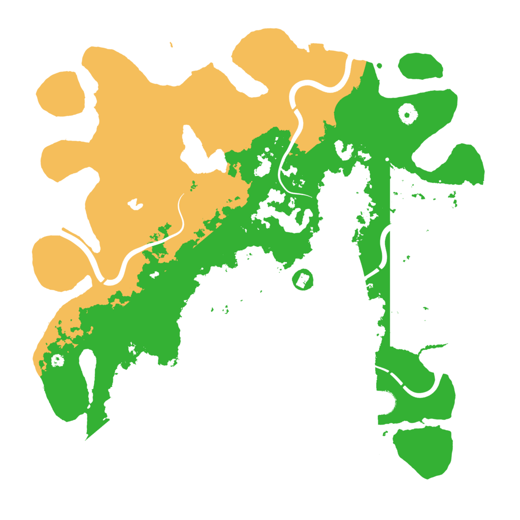 Biome Rust Map: Procedural Map, Size: 4000, Seed: 890649100