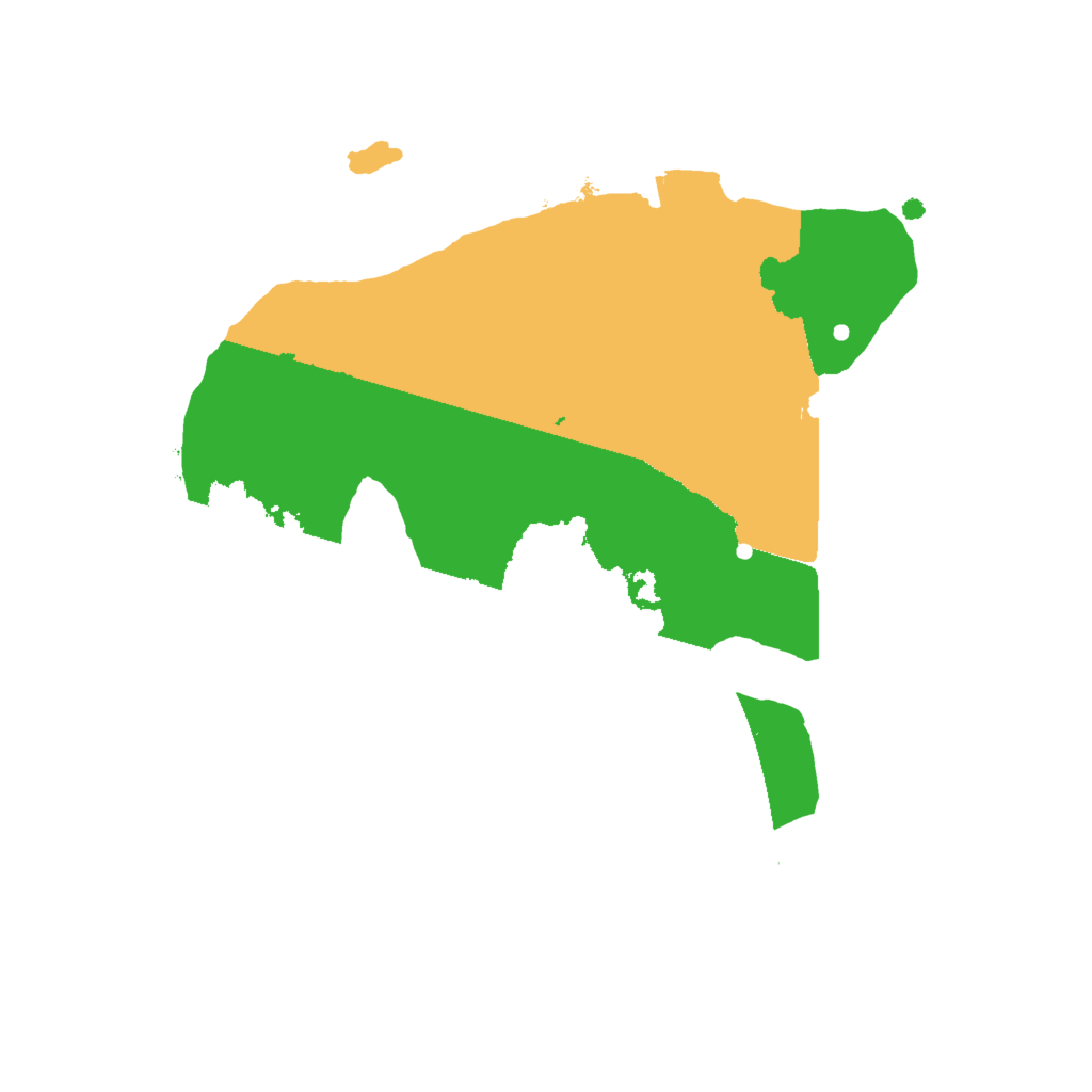 Biome Rust Map: Procedural Map, Size: 2000, Seed: 3896