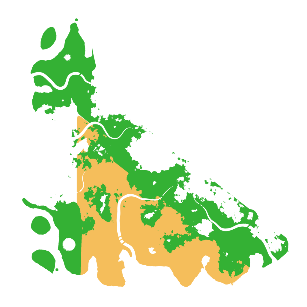Biome Rust Map: Procedural Map, Size: 4300, Seed: 2136446146