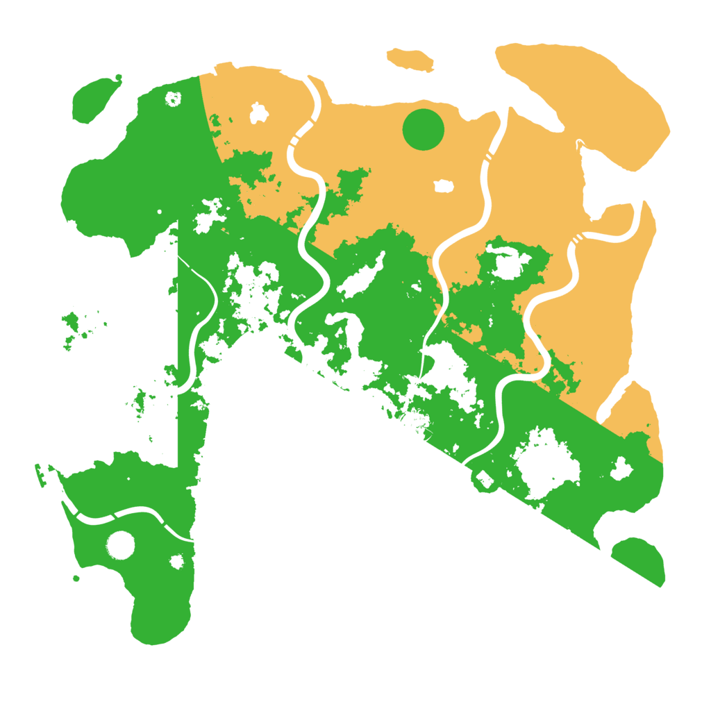 Biome Rust Map: Procedural Map, Size: 4500, Seed: 490385531