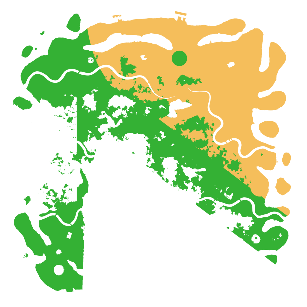 Biome Rust Map: Procedural Map, Size: 5300, Seed: 696969420