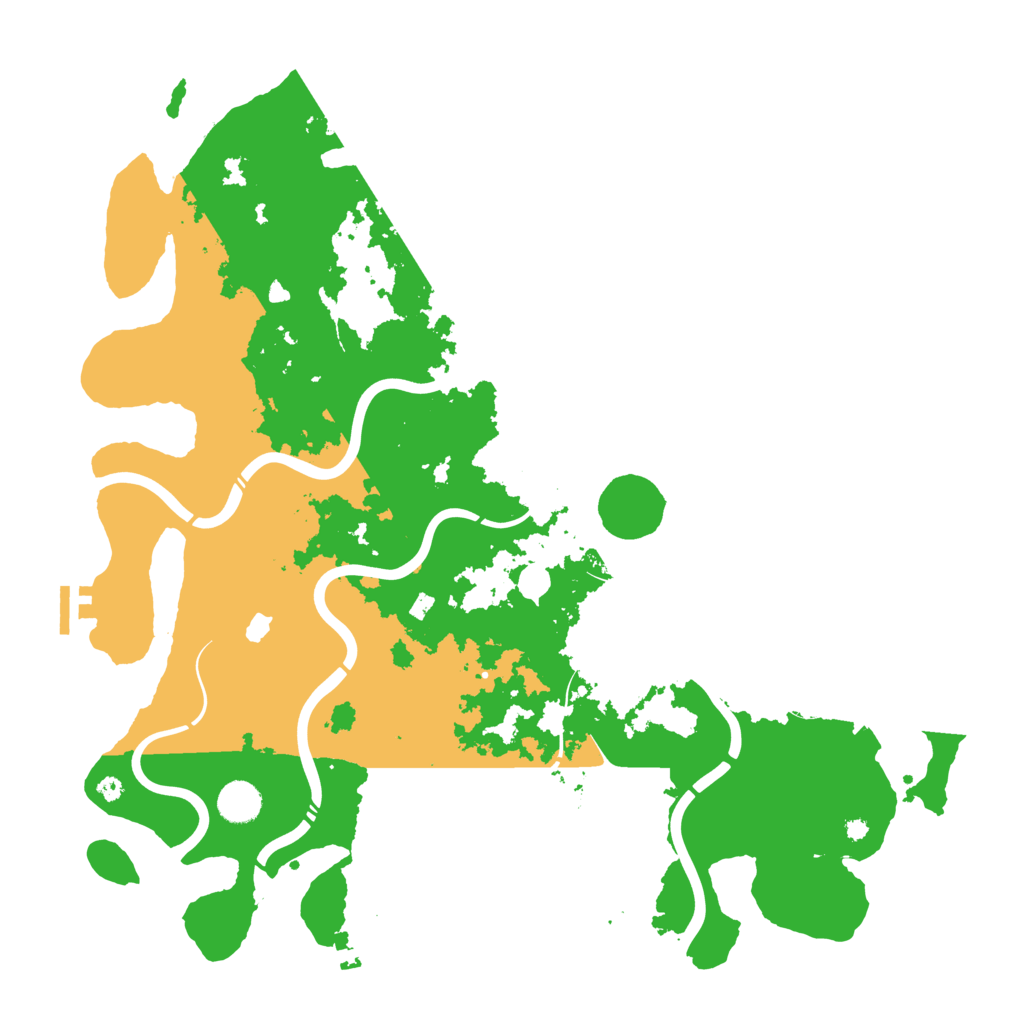 Biome Rust Map: Procedural Map, Size: 4250, Seed: 58040117