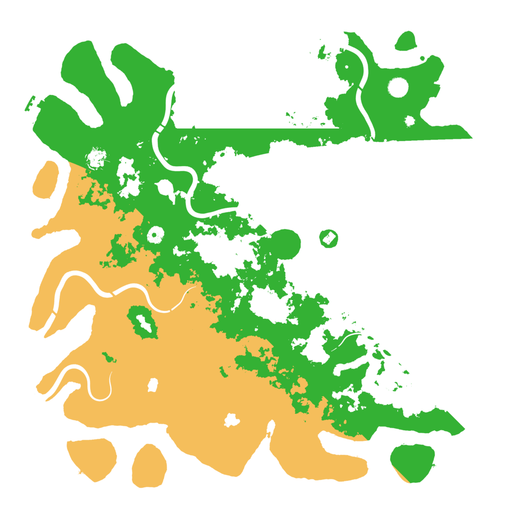 Biome Rust Map: Procedural Map, Size: 4500, Seed: 466357713