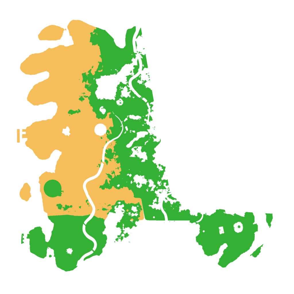 Biome Rust Map: Procedural Map, Size: 4400, Seed: 202602061