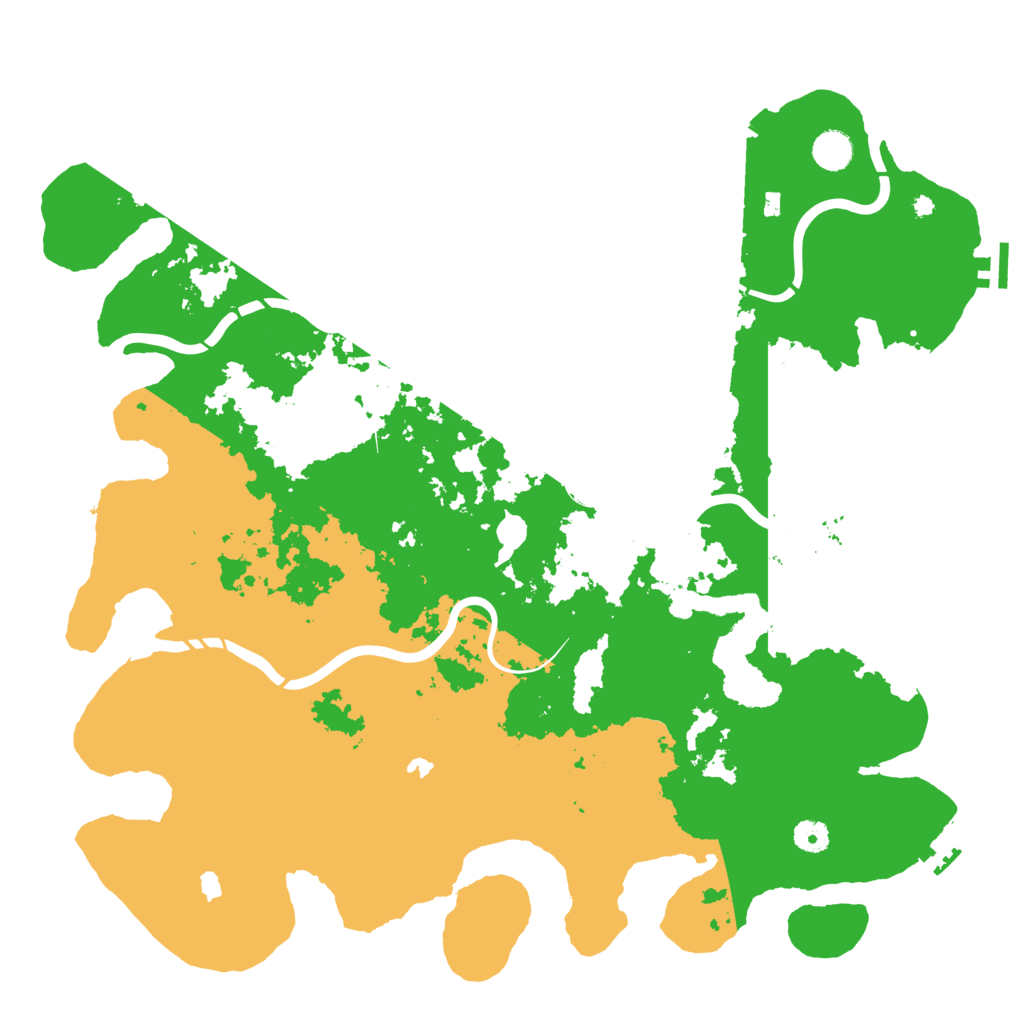 Biome Rust Map: Procedural Map, Size: 4500, Seed: 1034048761