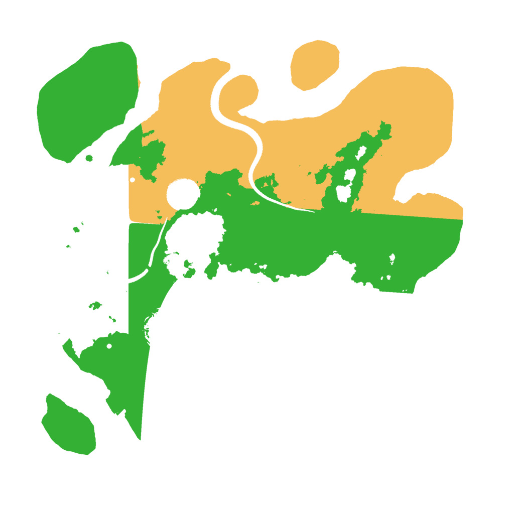 Biome Rust Map: Procedural Map, Size: 3000, Seed: 1302433451