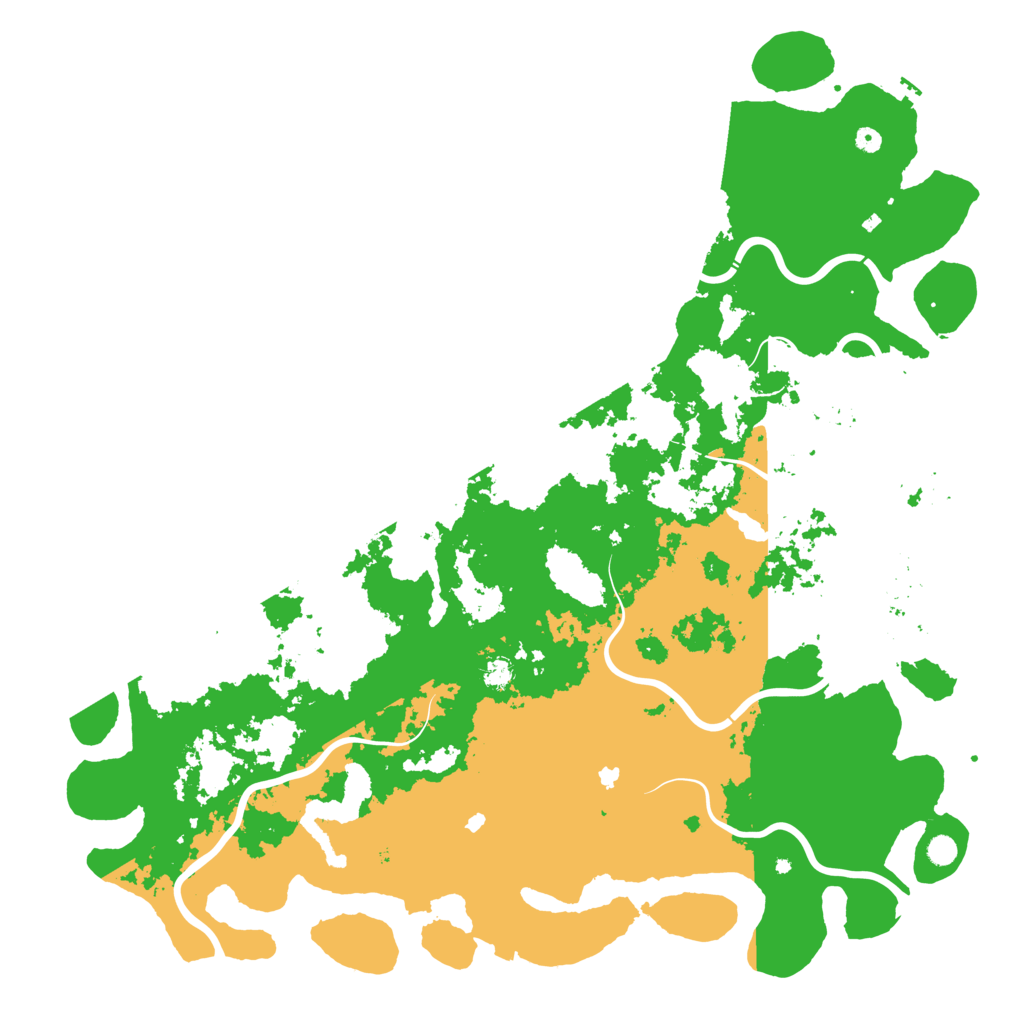 Biome Rust Map: Procedural Map, Size: 6000, Seed: 506552154