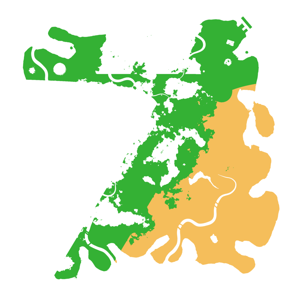 Biome Rust Map: Procedural Map, Size: 4250, Seed: 92583910