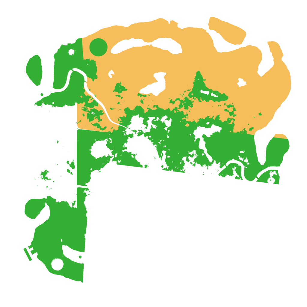 Biome Rust Map: Procedural Map, Size: 4500, Seed: 1260250243