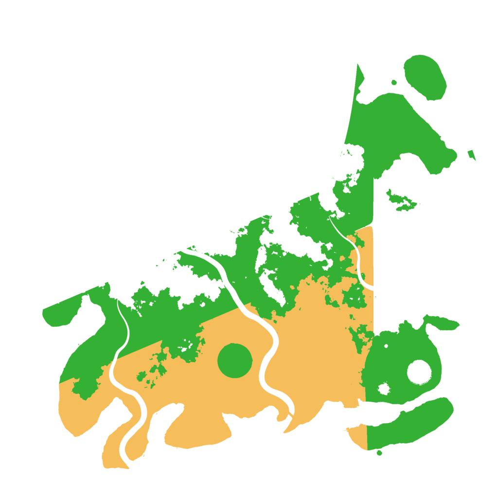 Biome Rust Map: Procedural Map, Size: 3800, Seed: 96145742