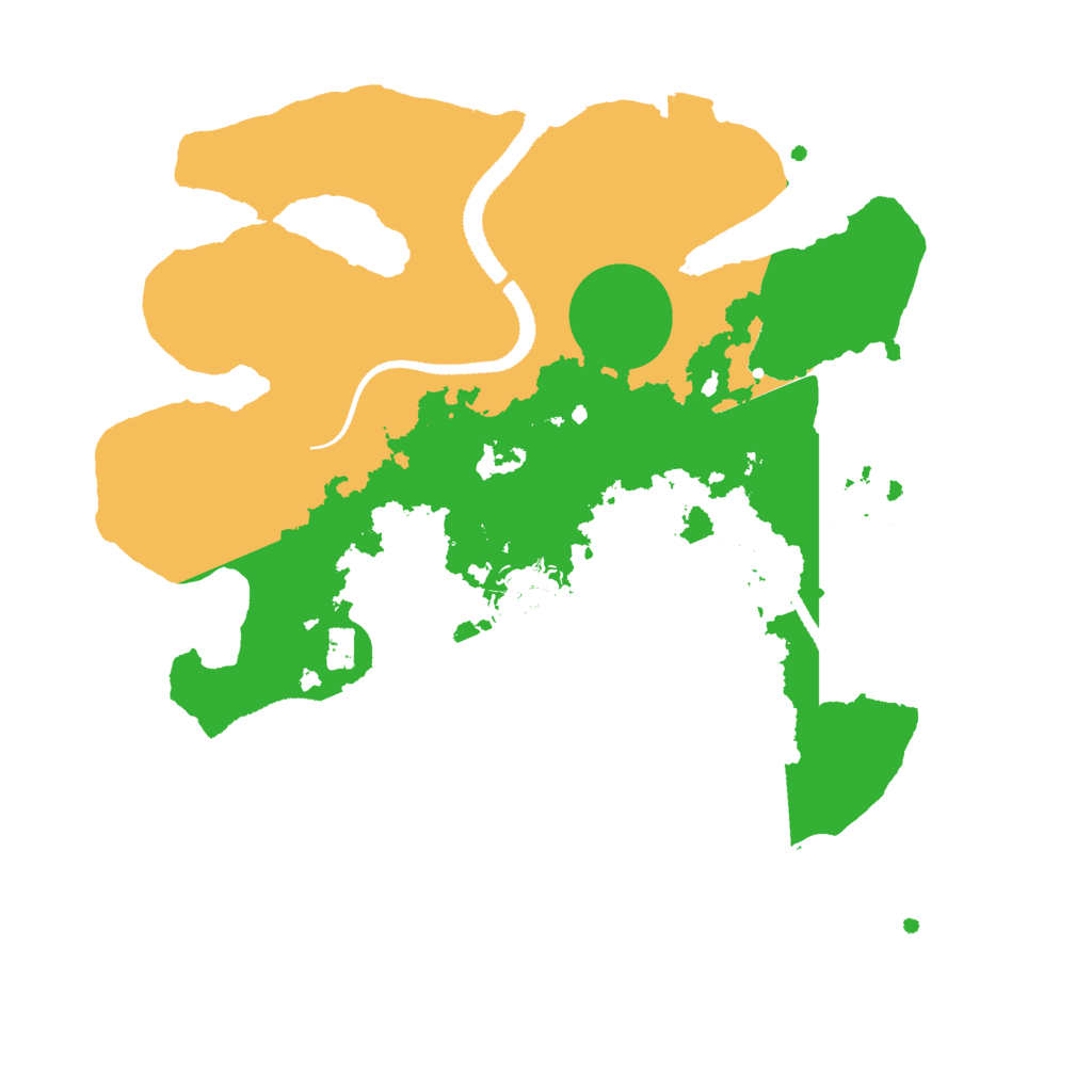 Biome Rust Map: Procedural Map, Size: 2800, Seed: 431033701