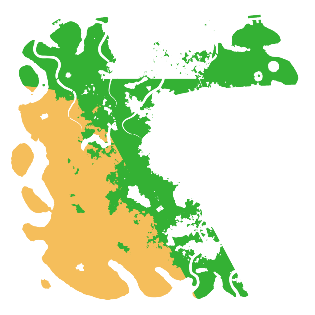 Biome Rust Map: Procedural Map, Size: 5000, Seed: 37412