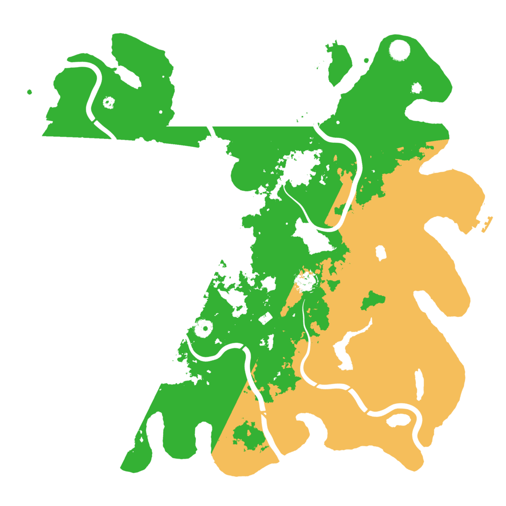 Biome Rust Map: Procedural Map, Size: 4250, Seed: 48774