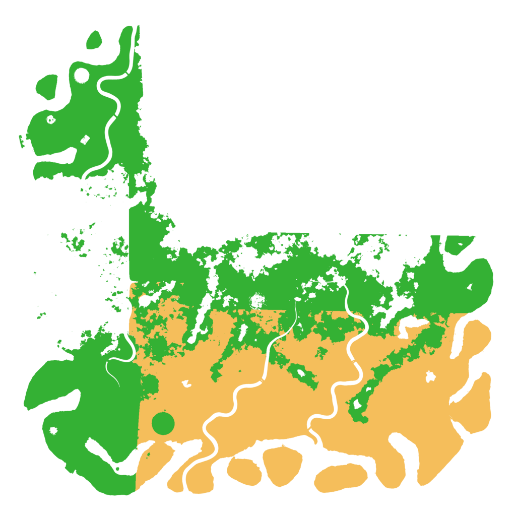 Biome Rust Map: Procedural Map, Size: 6000, Seed: 7263409