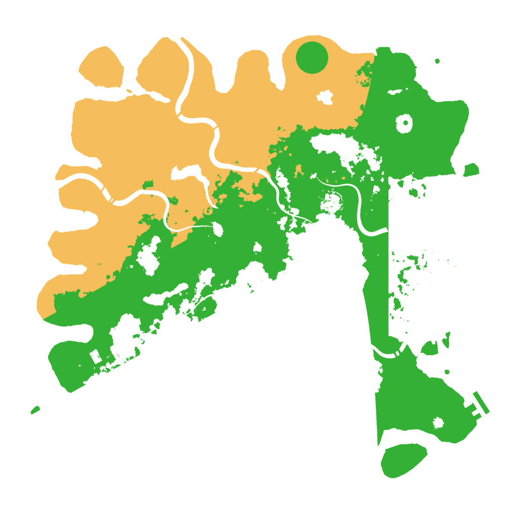 Biome Rust Map: Procedural Map, Size: 4250, Seed: 10721