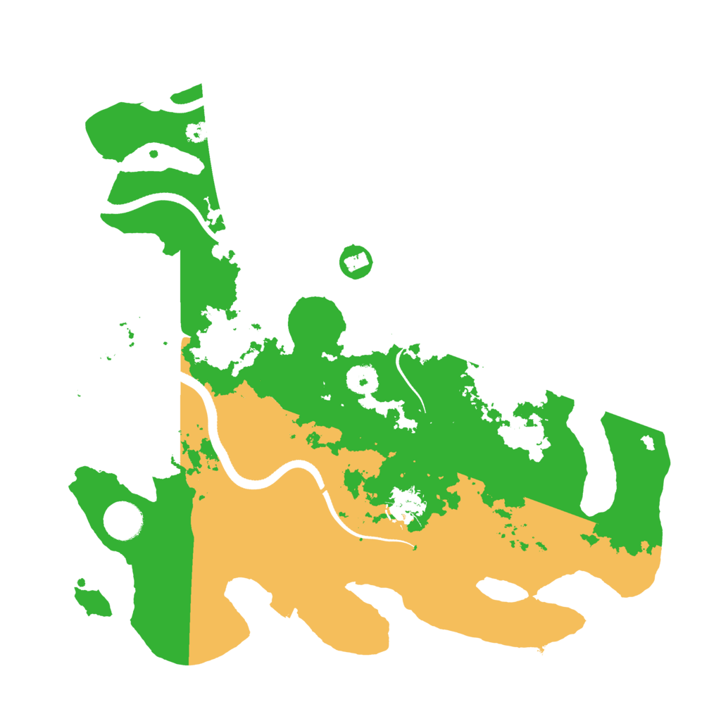 Biome Rust Map: Procedural Map, Size: 3500, Seed: 642623006