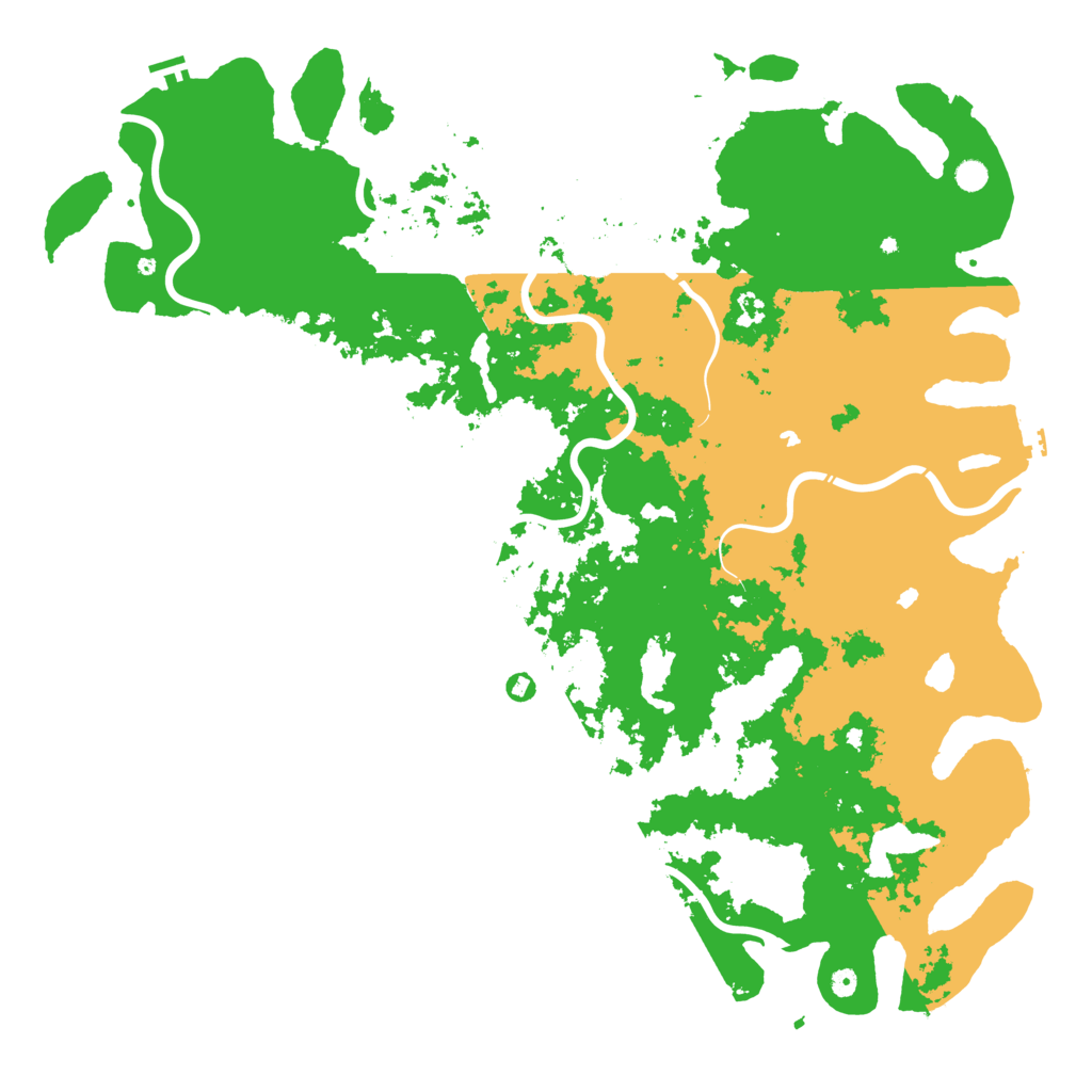 Biome Rust Map: Procedural Map, Size: 6000, Seed: 533582276