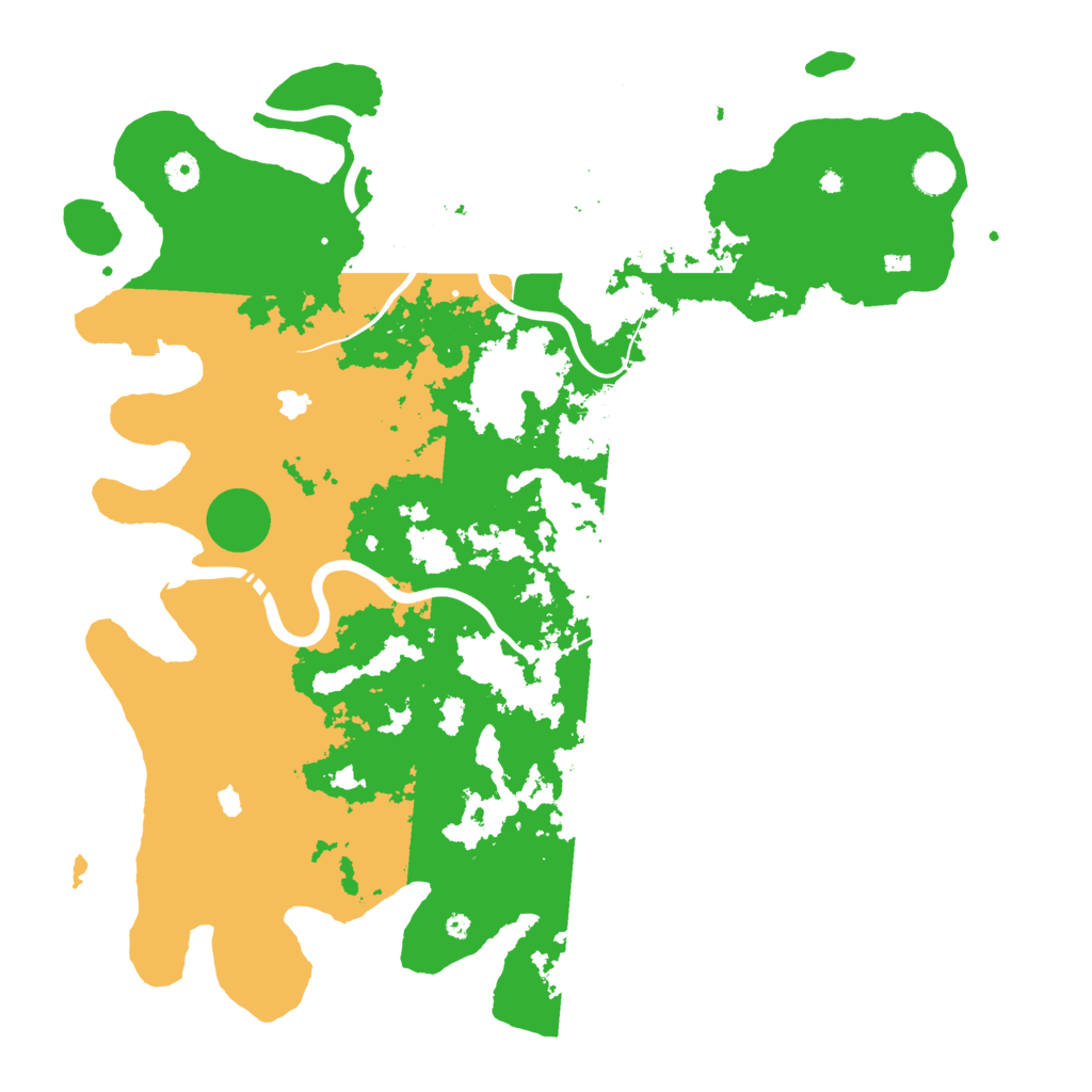 Biome Rust Map: Procedural Map, Size: 4500, Seed: 1866741166