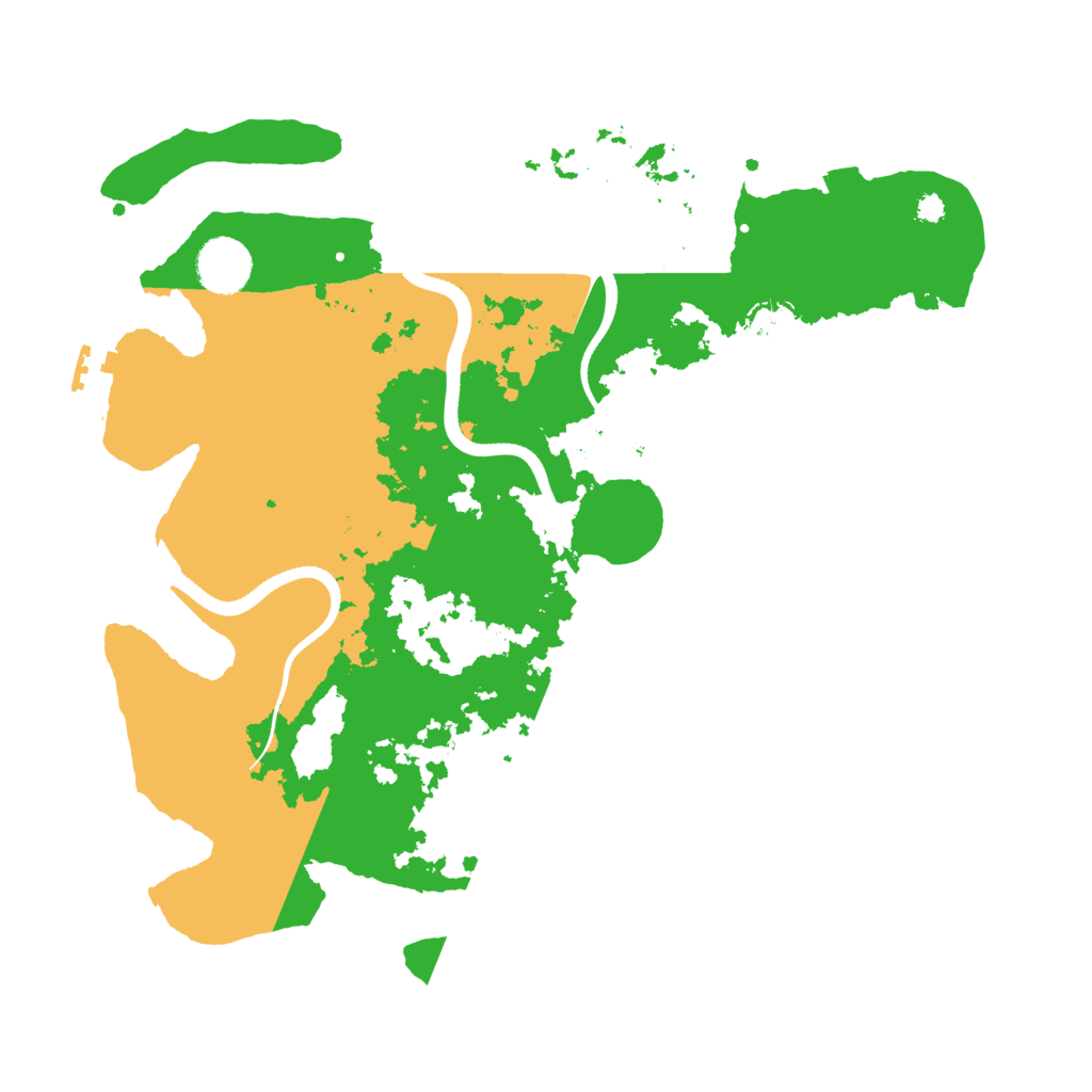 Biome Rust Map: Procedural Map, Size: 3500, Seed: 1911745859