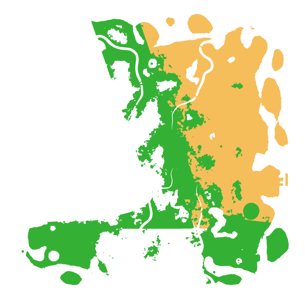 Biome Rust Map: Procedural Map, Size: 5000, Seed: 37708