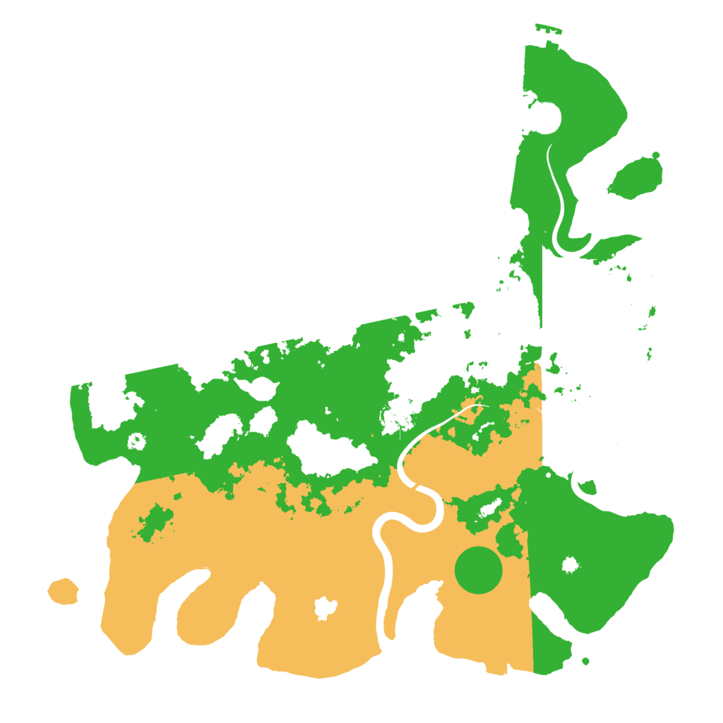 Biome Rust Map: Procedural Map, Size: 4000, Seed: 32423432