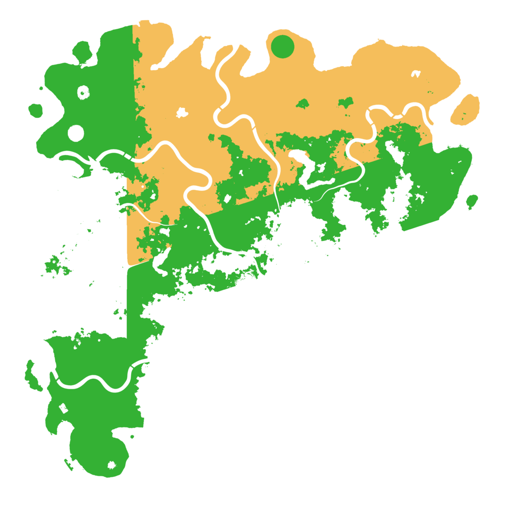 Biome Rust Map: Procedural Map, Size: 5750, Seed: 415345