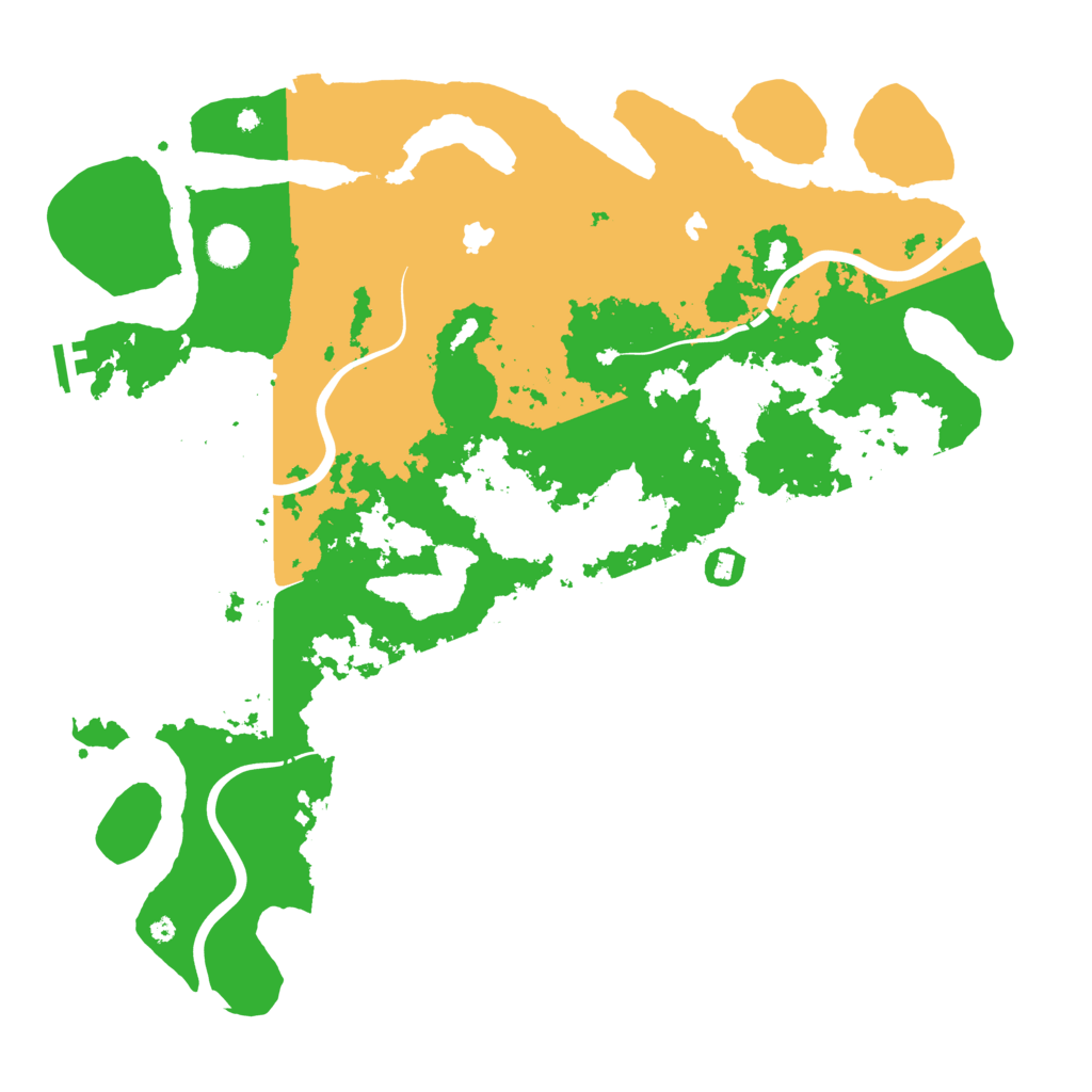 Biome Rust Map: Procedural Map, Size: 4500, Seed: 764410690