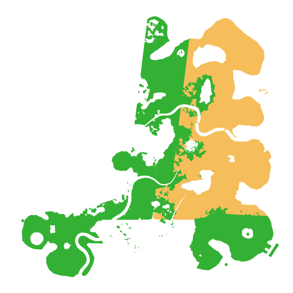Biome Rust Map: Procedural Map, Size: 4000, Seed: 379049415