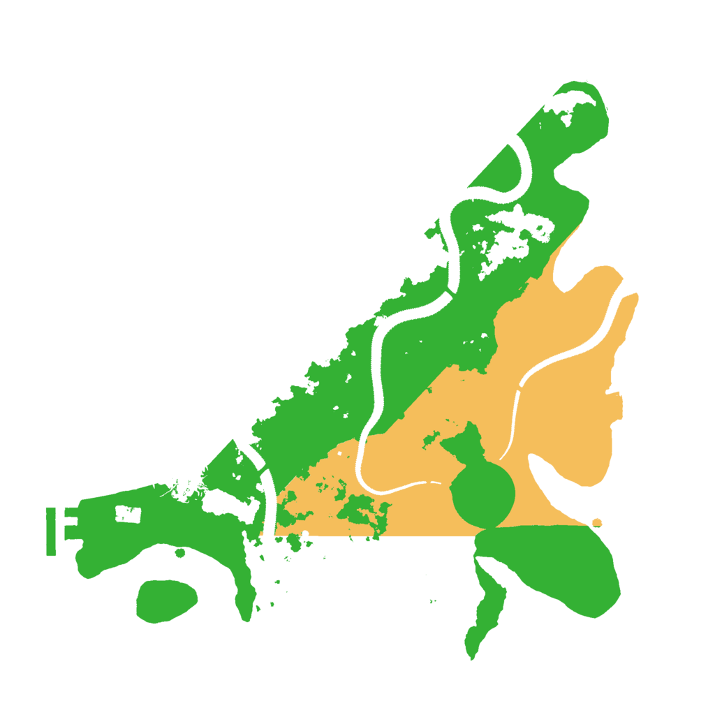 Biome Rust Map: Procedural Map, Size: 3000, Seed: 861139465