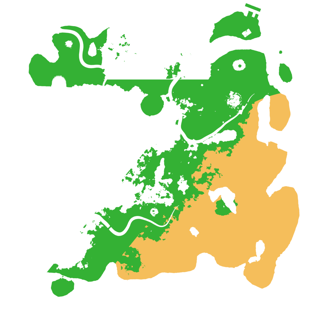 Biome Rust Map: Procedural Map, Size: 4000, Seed: 960240277